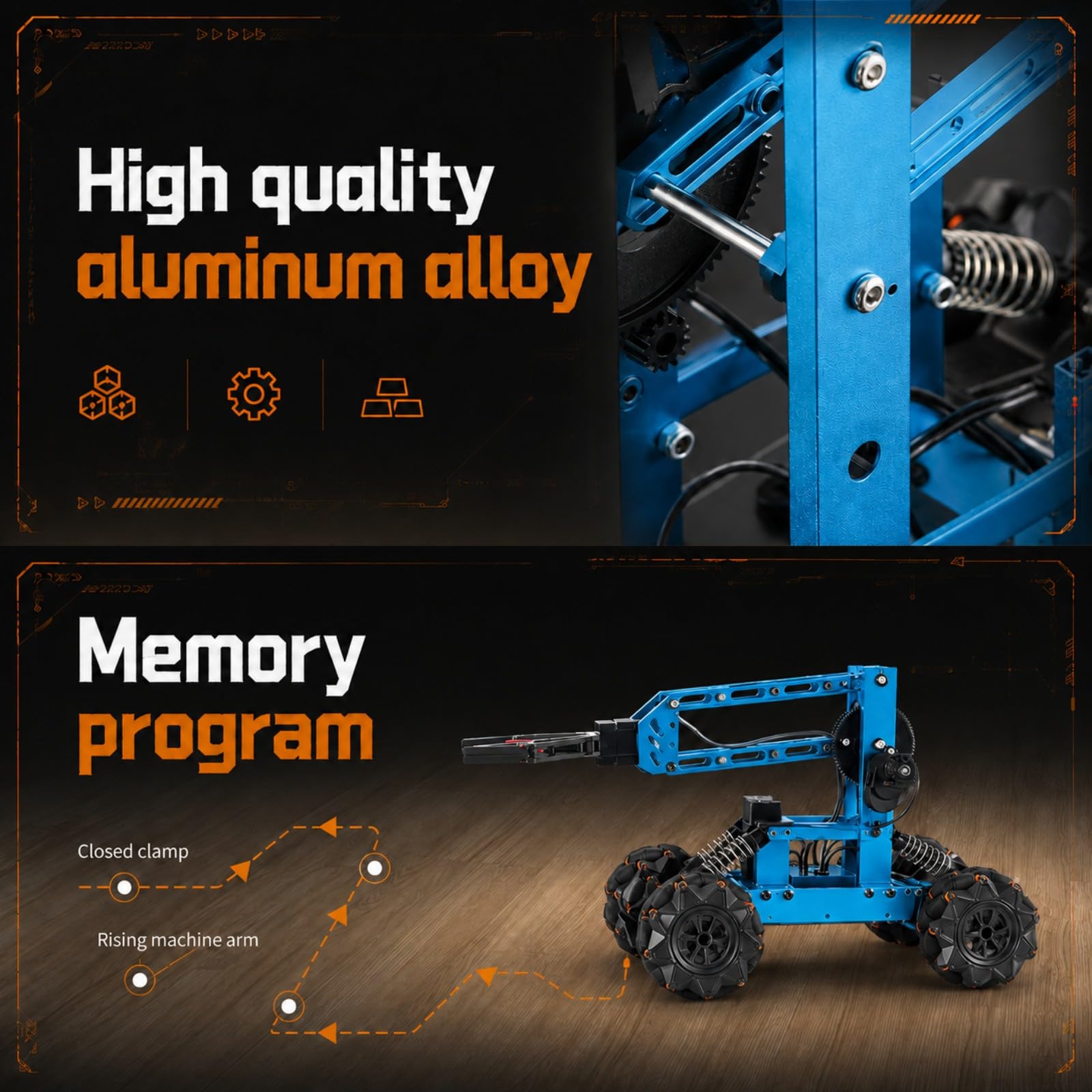VANLINNY JK01 メカアーム 12歳以上 Amazon.com: VANLINNY Robot Arm,STEM Project for Boys Age 8-12